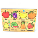 Fruit-Filled Fun! Educational Wooden Puzzle for Toddlers & Kids