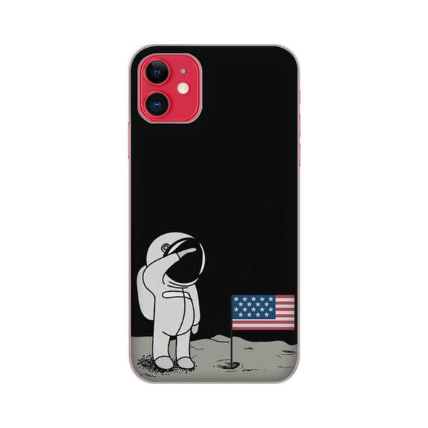 USA Astronaut Pattern Mobile Case Cover for iPhone 11