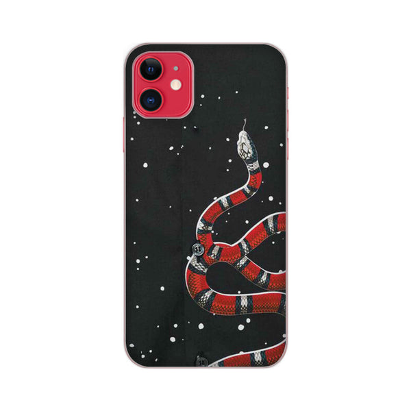 Snake in Galaxy Mobile Case Cover for iPhone 11