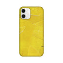 Yellow Paper Pattern Mobile Case Cover for iPhone 12/ iPhone 12 Mini/ iPhone 12 Pro/ iPhone 12 Pro Max
