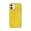 Yellow Paper Pattern Mobile Case Cover for iPhone 12/ iPhone 12 Mini/ iPhone 12 Pro/ iPhone 12 Pro Max