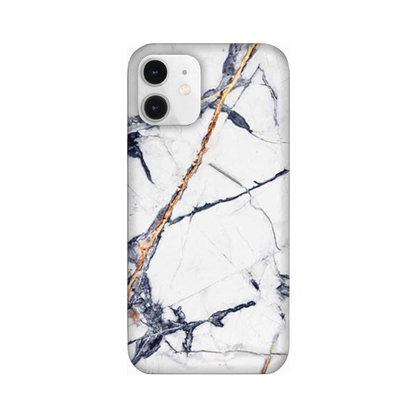 White Marble Pattern Mobile Case Cover for iPhone 12/ iPhone 12 Mini/ iPhone 12 Pro/ iPhone 12 Pro Max