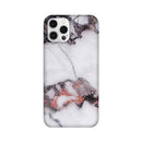 White & Black Marble Pattern Mobile Case Cover for iPhone 12/ iPhone 12 Mini/ iPhone 12 Pro/ iPhone 12 Pro Max