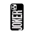 Joker Text Pattern Mobile Case Cover for iPhone 12/ iPhone 12 Mini/ iPhone 12 Pro/ iPhone 12 Pro Max