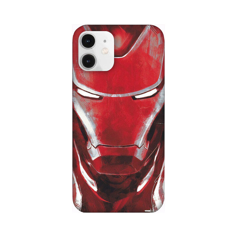 Iron Man Suit Pattern Mobile Case Cover for iPhone 12/ iPhone 12 Mini/
