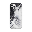 Black Cloud Marble Pattern Mobile Case Cover for iPhone 12/ iPhone 12 Mini/ iPhone 12 Pro/ iPhone 12 Pro Max