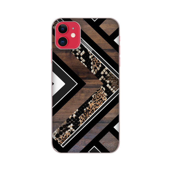 Carpet Pattern Black, White and Brown Pattern Mobile Case Cover for iPhone 11/ iPhone 11 Pro/ iPhone 11 Pro Max