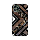Carpet Pattern Black, White and Brown Pattern Mobile Case Cover for iPhone 11/ iPhone 11 Pro/ iPhone 11 Pro Max