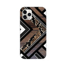 Carpet Pattern Black, White and Brown Pattern Mobile Case Cover for iPhone 11/ iPhone 11 Pro/ iPhone 11 Pro Max