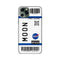 Flying to Moon Flight Ticket Pattern Mobile Cover for iPhone 11/ iPhone 11 Pro/ iPhone 11 Pro Max