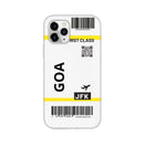 Goa ticket Printed Slim Cases and Cover for iPhone 11/ iPhone 11 Pro/ iPhone 11 Pro Max