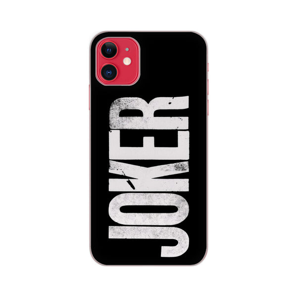Joker Text Pattern Mobile Case Cover for iPhone 11/ iPhone 11 Pro/ iPhone 11 Pro Max