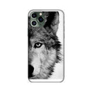 Wolf Face Pattern Mobile Case Cover for iPhone 11/ iPhone 11 Pro/ iPhone 11 Pro Max