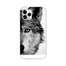 Wolf Face Pattern Mobile Case Cover for iPhone 11/ iPhone 11 Pro/ iPhone 11 Pro Max