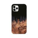 Wood Pattern With Snowflakes Pattern Mobile Case Cover for iPhone 11/ iPhone 11 Pro/ iPhone 11 Pro Max
