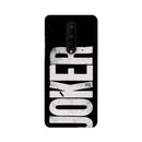 Joker Text Pattern Mobile Case Cover for OnePlus 8/ OnePlus 8 Pro