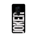 Joker Text Pattern Mobile Case Cover for OnePlus 8/ OnePlus 8 Pro