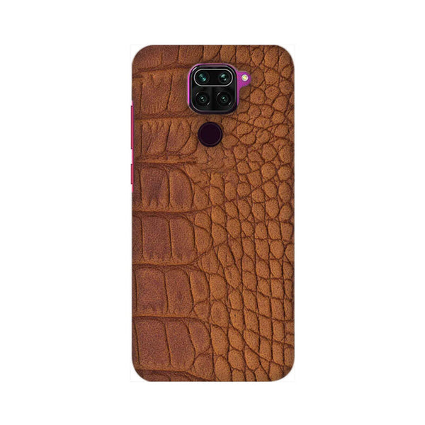 Red leather Texture Pattern Mobile Case Cover for Redmi Note 9/ Redmi Note 9 Pro