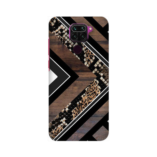 Carpet Pattern Black, White and Brown Pattern Mobile Case Cover for Redmi Note 9/ Redmi Note 9 Pro