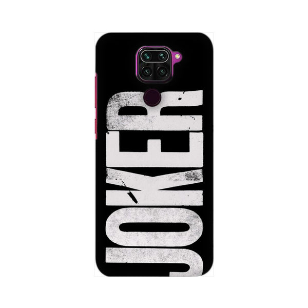 Joker Text Pattern Mobile Case Cover for Redmi Note 9/ Redmi Note 9 Pro