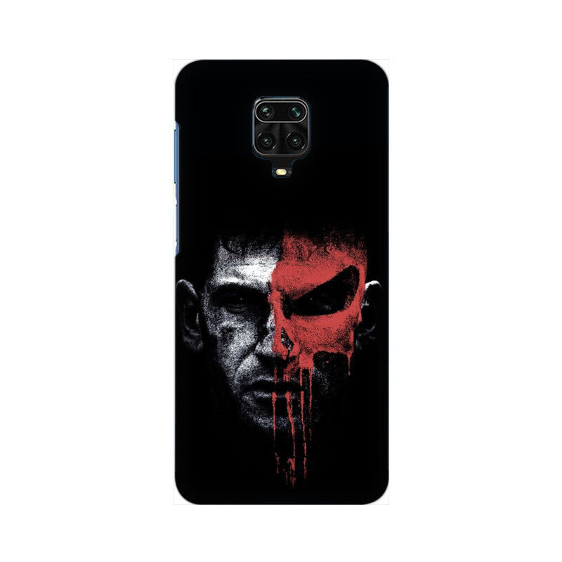 Red Skull Face Pattern Mobile Case Cover for Redmi Note 9/ Redmi Note 9 Pro