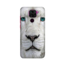 White Lion Portrait Pattern Mobile Case Cover for Redmi Note 9/ Redmi Note 9 Pro