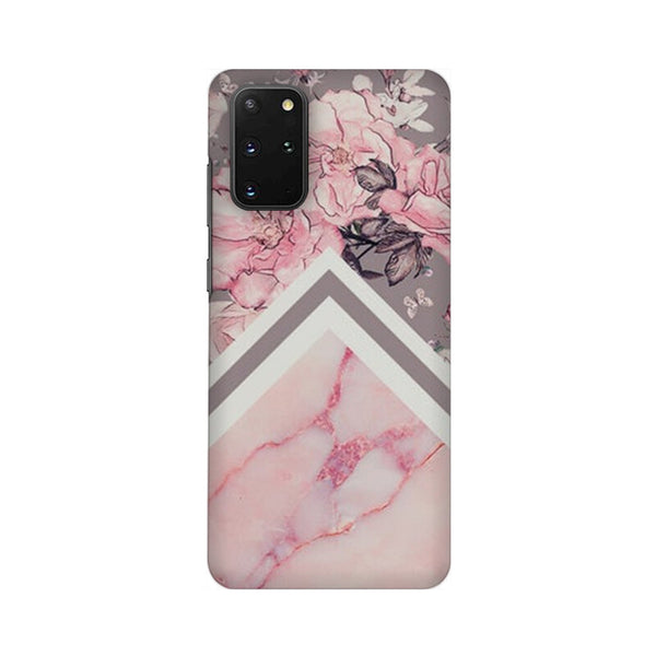 Pink Marble Pattern Mobile Case Cover for Galaxy S20 Plus