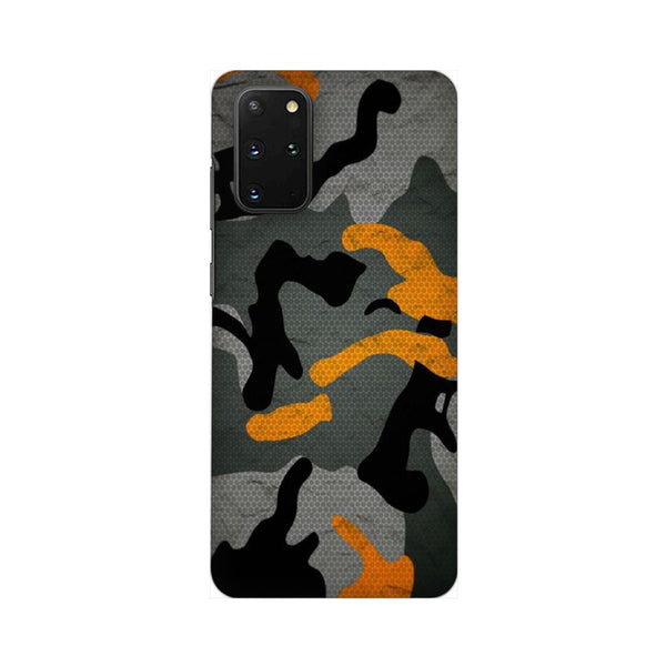 Camo Black And Pink Pattern Mobile Case Cover for Galaxy S20 Plus