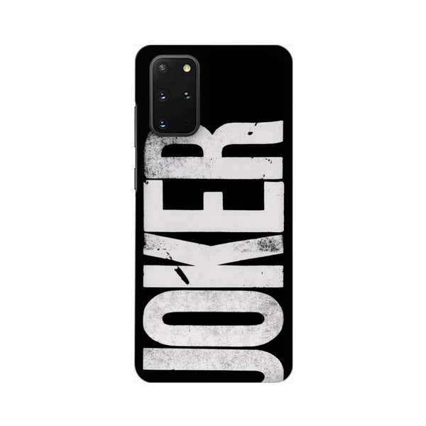 Joker Text Pattern Mobile Case Cover for Galaxy S20 Plus