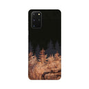 Wood Pattern With Snowflakes Pattern Mobile Case Cover for Galaxy S20 Plus