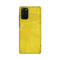 Yellow Paper Pattern Mobile Case Cover for Galaxy S20 Plus