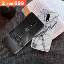 Combo Offer On Biker And Marble Pattern Mobile Case For Oneplus 7 ( Pack Of 2 )