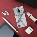 Light Grey Marble Pattern Mobile Case Cover For Oneplus 7