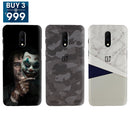Combo Offer On Joker, Camo And Marble And Blue Pattern Mobile Case For Oneplus 6T ( Pack Of 3 )