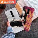 Combo Offer On Joker And Marble Pattern Mobile Case For Oneplus 7 Pro ( Pack Of 2 )