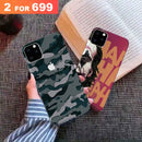 Combo Offer On Black And White Joker And Marble Pattern Mobile Case For IPhone 11 Pro ( Pack Of 2 )