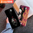 Combo Offer On Joker And Old Beard Man Pattern Mobile Case For Redmi Note 8 Pro ( Pack Of 2 )