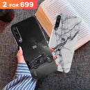 Combo Offer On Biker And Marble Pattern Mobile Case For Redmi A3 ( Pack Of 2 )