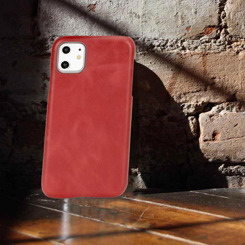 real Leather Case for Iphone 11