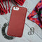 Red Leather Case for Iphone 7