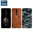Combo Offer On Beard, Deasert And Military Camo Pattern Mobile Case For Oneplus 6 ( Pack Of 3 )