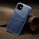 Luxury Navy Blue Leather Case for iphone 11 | Dazzelz.com