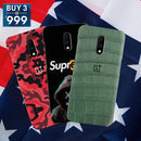 Combo Offer On Red Camo, Superme And Green Pattern Mobile Case For Oneplus 6T ( Pack Of 3 )