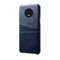 Navy Blue Leather Mobile Cover for Oneplus 7t