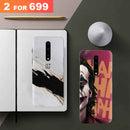 Combo Offer On Joker And Marble Pattern Mobile Case For Oneplus 7 Pro ( Pack Of 2 )