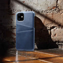 Luxury Navy Blue Leather Case for iphone 11 | Dazzelz.com