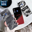 Combo Offer On Black And White, Camo And Superme Pattern Mobile Case For Galaxy M30 ( Pack Of 3 )