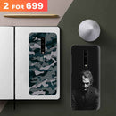 Combo Offer On Joker And Green Camo Pattern Mobile Case For Oneplus 7 Pro ( Pack Of 2 )