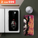 Combo Offer On Joker And Old Beard Man Pattern Mobile Case For Redmi Note 8 Pro ( Pack Of 2 )