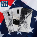 Combo Offer On Natural Marble Pattern Mobile Case For Oneplus 7 ( Pack Of 3 )